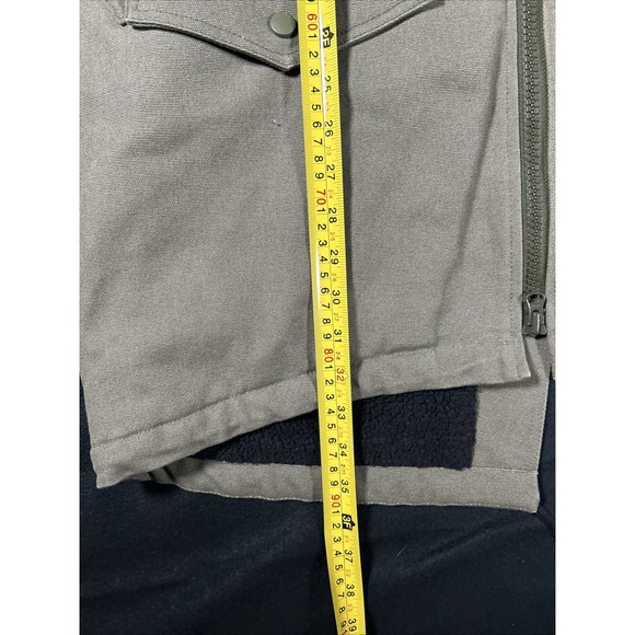 Military Style Parka Jacket Faux Fur Hood Heavyweight Winter Vtg IX DXXP Medium - Picture 8 of 8